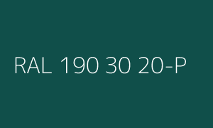 Colour RAL 190 30 20-P