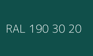 Colour RAL 190 30 20