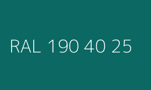 Colour RAL 190 40 25