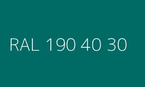 Colour RAL 190 40 30