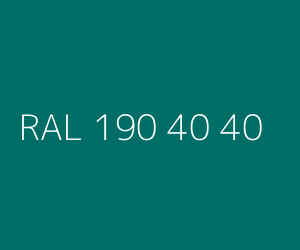 Colour RAL 190 40 40 IGUANA GREEN
