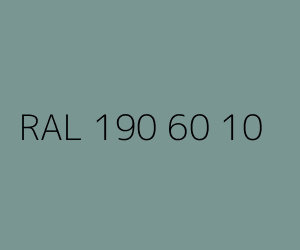 Colour RAL 190 60 10 SUBTLE TURQUOISE