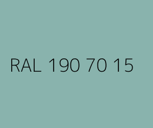 Colour RAL 190 70 15 JADE GREEN