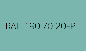 Colour RAL 190 70 20-P