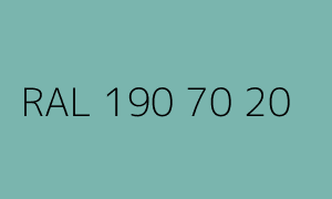 Colour RAL 190 70 20