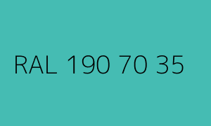 Colour RAL 190 70 35