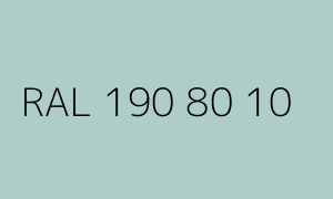 Colour RAL 190 80 10