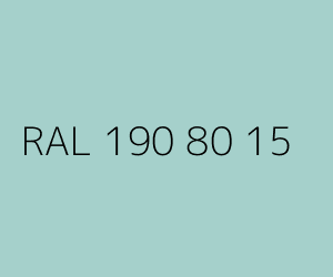 Colour RAL 190 80 15 COLD TURQUOISE