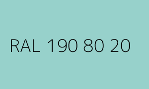 Colour RAL 190 80 20