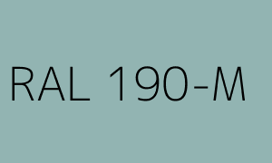 Colour RAL 190-M