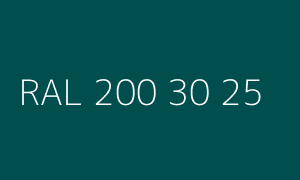 Colour RAL 200 30 25