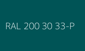 Colour RAL 200 30 33-P