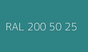 Colour RAL 200 50 25
