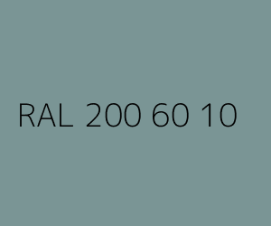 Colour RAL 200 60 10 NORTH CAPE GREY