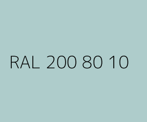 Colour RAL 200 80 10 BAROQUE CHALK SOFT BLUE