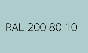 Colour RAL 200 80 10