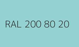 Colour RAL 200 80 20