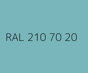Colour RAL 210 70 20 AQUA BLUE