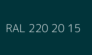 Colour RAL 220 20 15