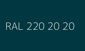 Colour RAL 220 20 20