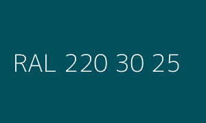 Colour RAL 220 30 25
