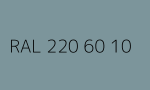 Colour RAL 220 60 10