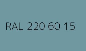 Colour RAL 220 60 15