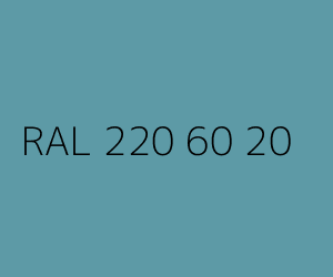 Colour RAL 220 60 20 FROST BLUE