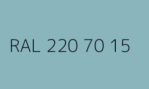 Colour RAL 220 70 15