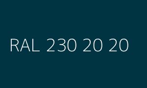 Colour RAL 230 20 20