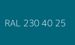 Colour RAL 230 40 25