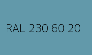 Colour RAL 230 60 20