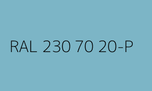 Colour RAL 230 70 20-P