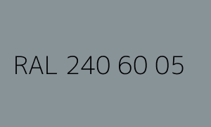 Colour RAL 240 60 05