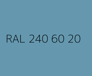 Colour RAL 240 60 20 SHIRT BLUE