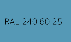 Colour RAL 240 60 25