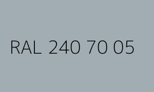 Colour RAL 240 70 05