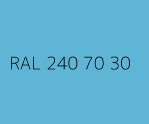 Colour RAL 240 70 30 CARIBBEAN BLUE