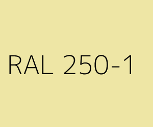 Colour RAL 250-1 