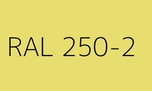 Colour RAL 250-2