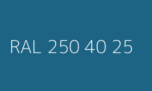 Colour RAL 250 40 25