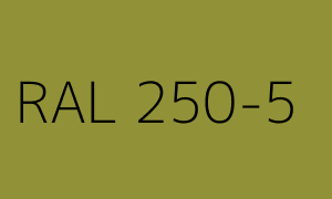 Colour RAL 250-5