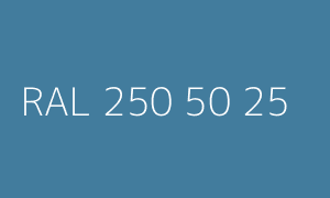Colour RAL 250 50 25