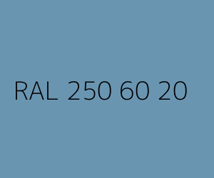 Colour RAL 250 60 20 ARAGONITE BLUE