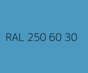 Colour RAL 250 60 30 TOPAZ BLUE