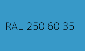 Colour RAL 250 60 35