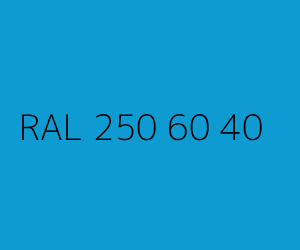 Colour RAL 250 60 40 STRUCTURAL BLUE