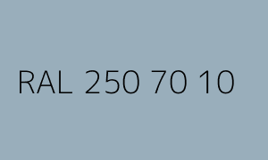 Colour RAL 250 70 10