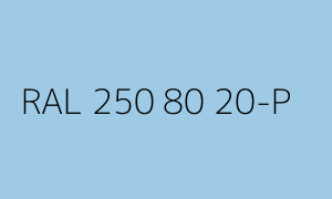Colour RAL 250 80 20-P