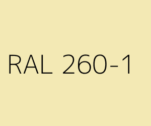 Colour RAL 260-1 